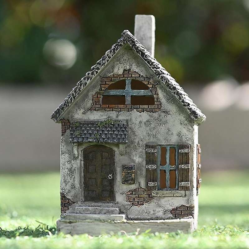 Miniature Fairy Garden House Rustic Fairy Woodland Miniature Dwellings Mini Country Houses