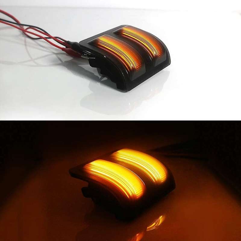 Mirror LED Marker Light for 2008-2016 F250 F350 F450 Super Duty Amber Turn Signal Light