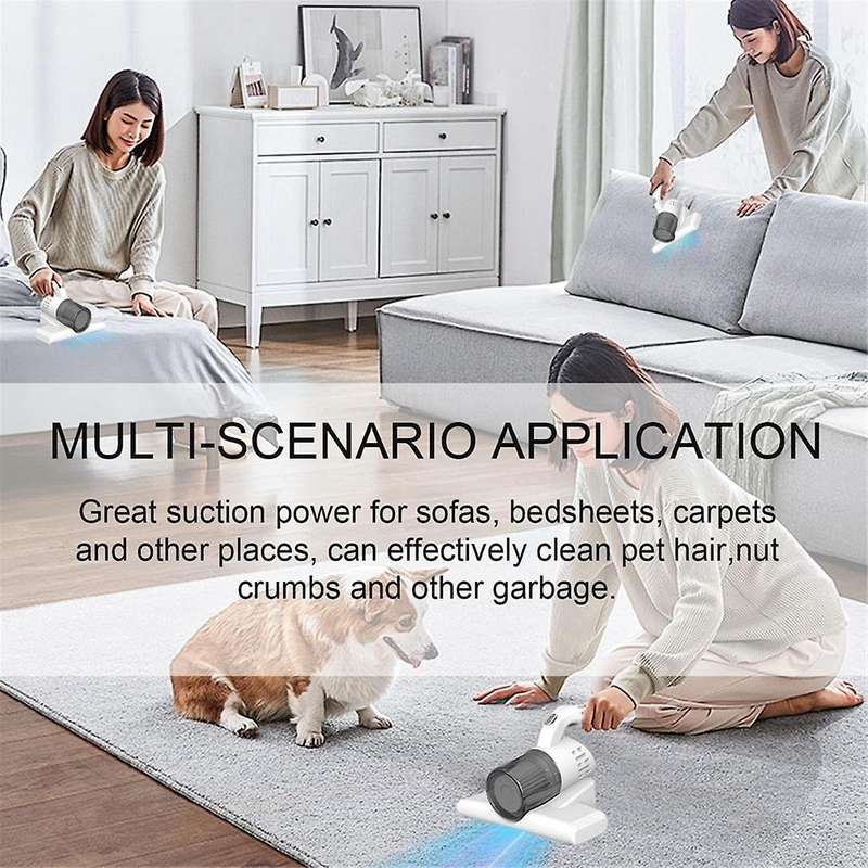 Mite Hand Vacuum Cleaner,Mite Sucker with UV-C Light,Mite Vacuum Cleaner,Mite Vacuum for Mattresses,