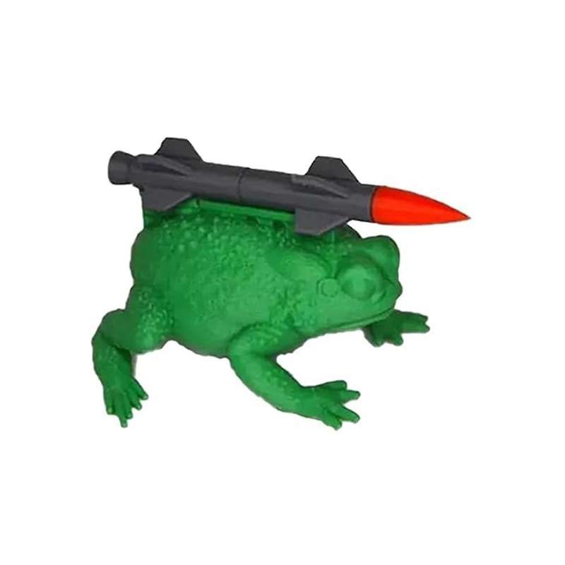 Missile Toad Holiday Ornament Funny Xmas Ornaments,Home Atmosphere Decor,Christmas Tree Ornament, Ga