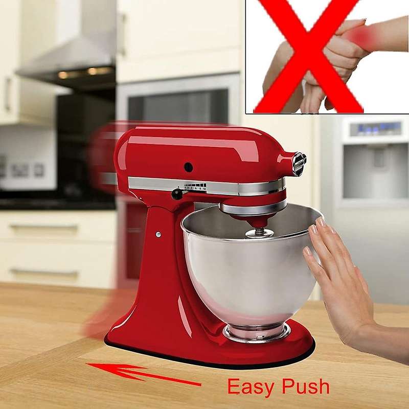 Mixer Mover Sliding Mats for KitchenAid Stand Mixer with 2 Cord Organizers Slider Mat Pad for Kitch
