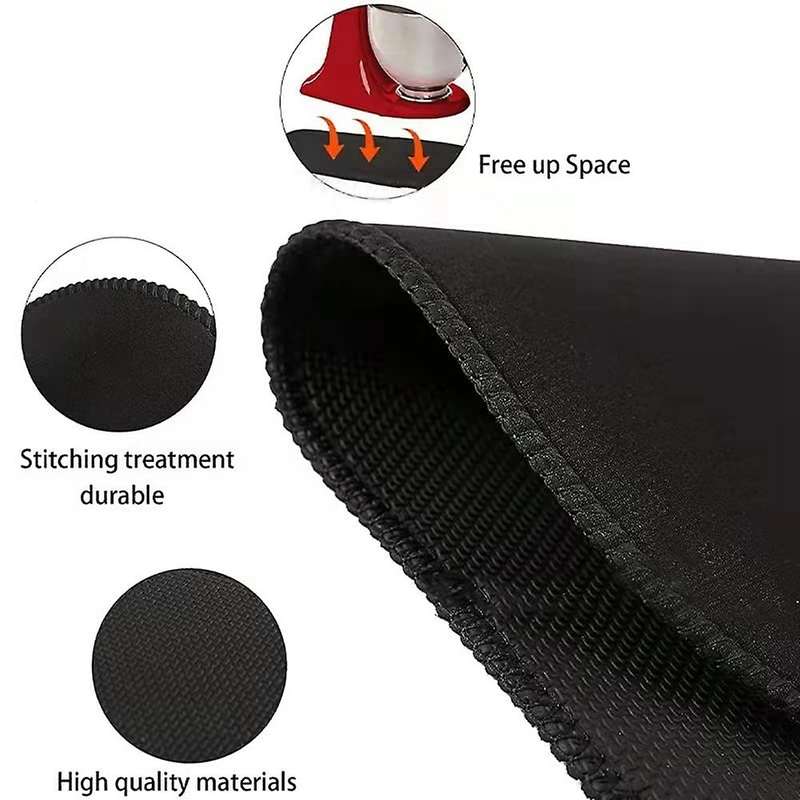 Mixer Mover Sliding Mats for KitchenAid Stand Mixer with 2 Cord Organizers Slider Mat Pad for Kitch