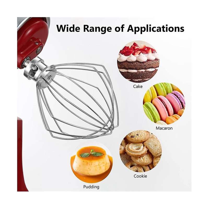 Mixer Aid Attachment for 5 Quart Stand Mixer K5WW Wire Whip& 5K7SDH Dough Hook&Mixer Aid Paddle