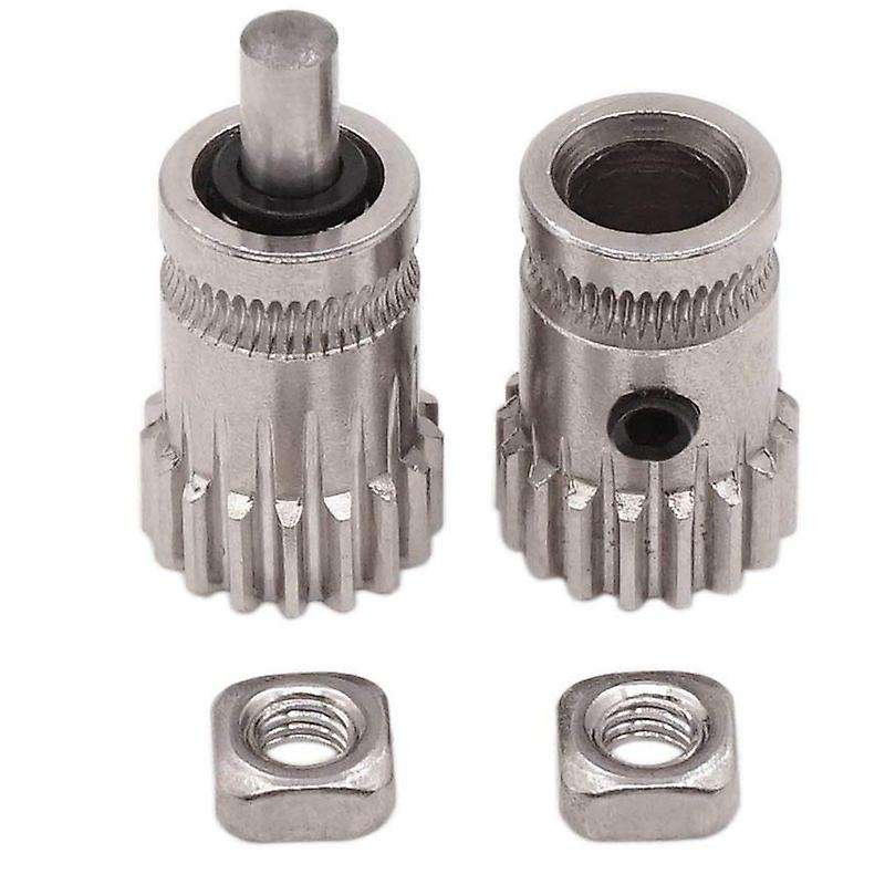 MK2/MK3 Parts Drive Gear Kit Clone B Double Gear Steel Belt Wheel Kit Gear DIY Prusa I3 Gear Extrusi