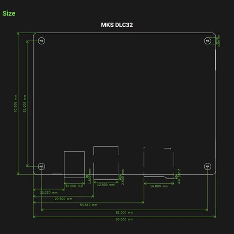 Mks Dlc32 32bits Grbl Offline Controller Ts35-r Lcd Display for Cnc3018 Upgrade Kit, Engraving Mach