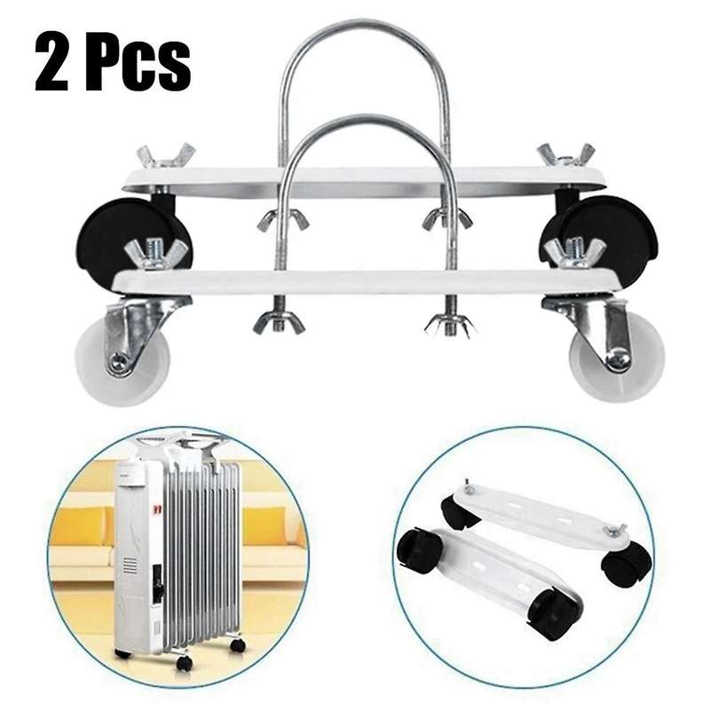 Mobile Pulley Bracket for Electric Heaters, Oil Tin Hydroelectric Radiator Stand, Easily Move Your H