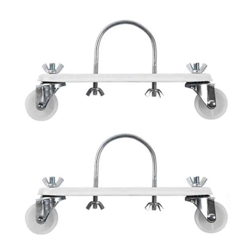 Mobile Pulley Bracket for Electric Heaters, Oil Tin Hydroelectric Radiator Stand, Easily Move Your H