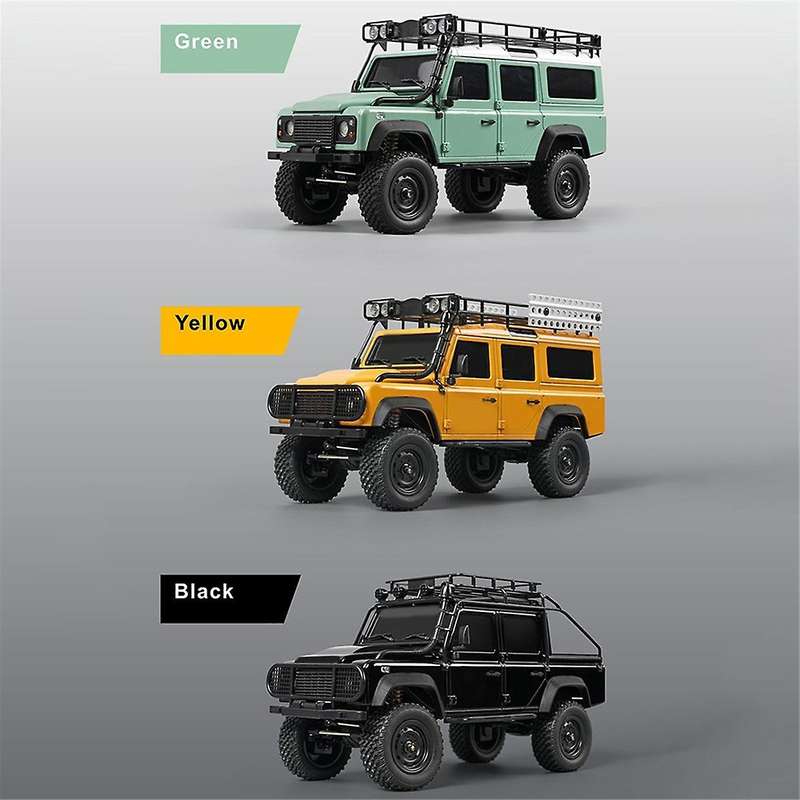 Mn Model Mn111 D110 Rtr Version 1/18 4wd Climbing Car Toys 180 Motor Led Light Portal Axle Body She