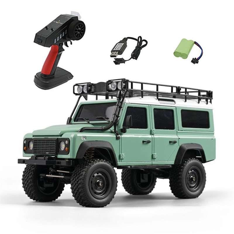 Mn Model Mn111 D110 Rtr Version 1/18 4wd Climbing Car Toys 180 Motor Led Light Portal Axle Body She
