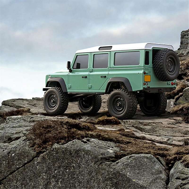 Mn Model Mn111 D110 Rtr Version 1/18 4wd Climbing Car Toys 180 Motor Led Light Portal Axle Body She