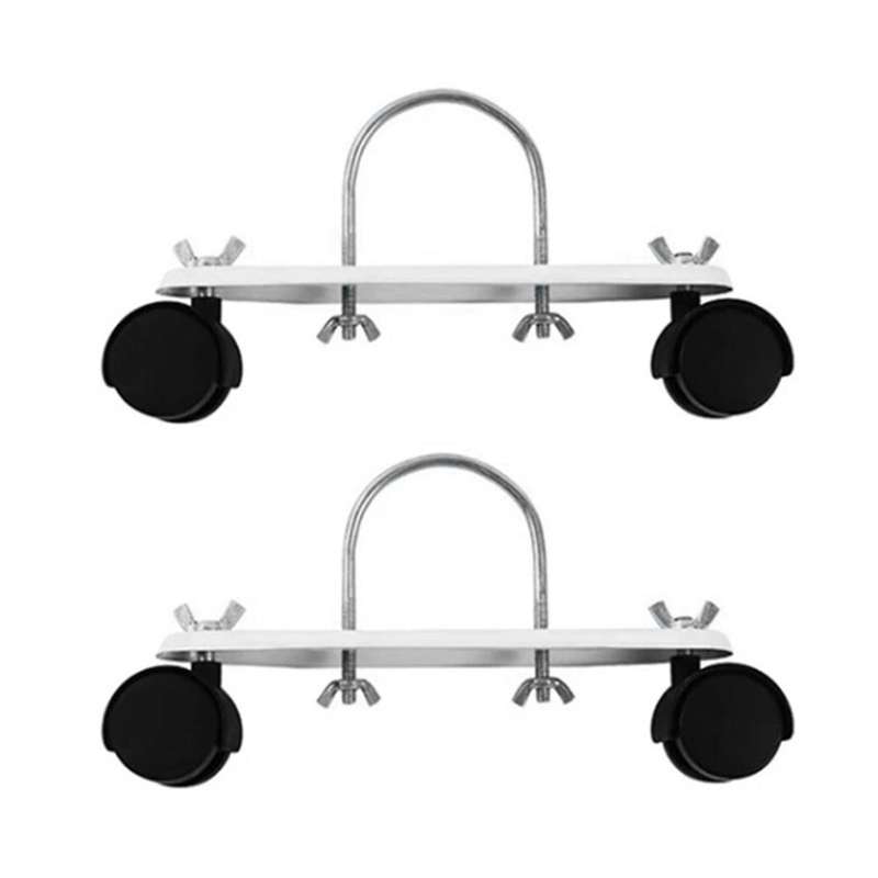 Mobile Pulley Bracket for Electric Heaters, Oil Tin Hydroelectric Radiator Stand, Easily Move Your H