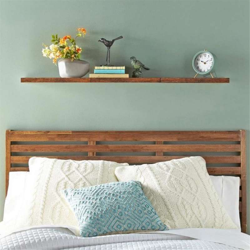 Modern Floating Shelves 0.98 Inches Thick for Wall, Wide Shelves for Kitchen, Living Room,Rustic Woo