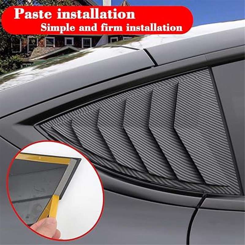 Model Y Side Window Louver Cover Sport Style for Model Y 2021 2022 2023 Accessories