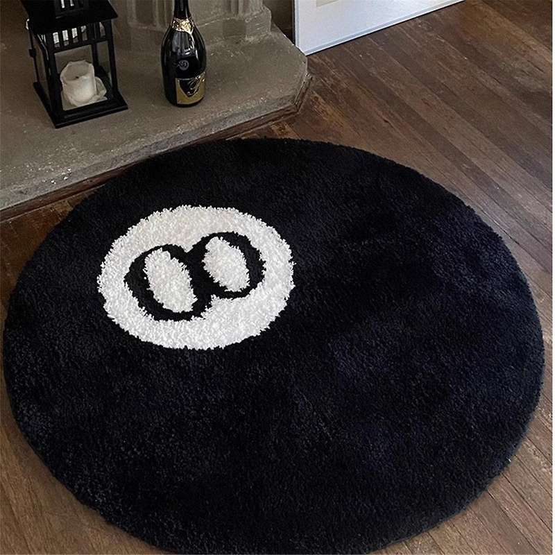 Modern Simple Ins Style Flocked Carpet Floor Mat Living Room Bedroom Bedside Blanket Plush Tea Table
