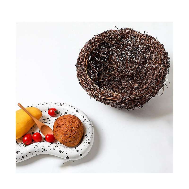 Modern Simple Ceramic Crafts Personality Dessert Bowl Egg Shell Ostrich Egg Vase Home Decorations