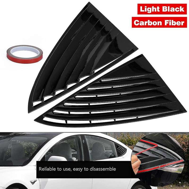 Modified Auto Parts Rear Triangular Window Shutter Spoiler Suitable for Rear Window Sticker