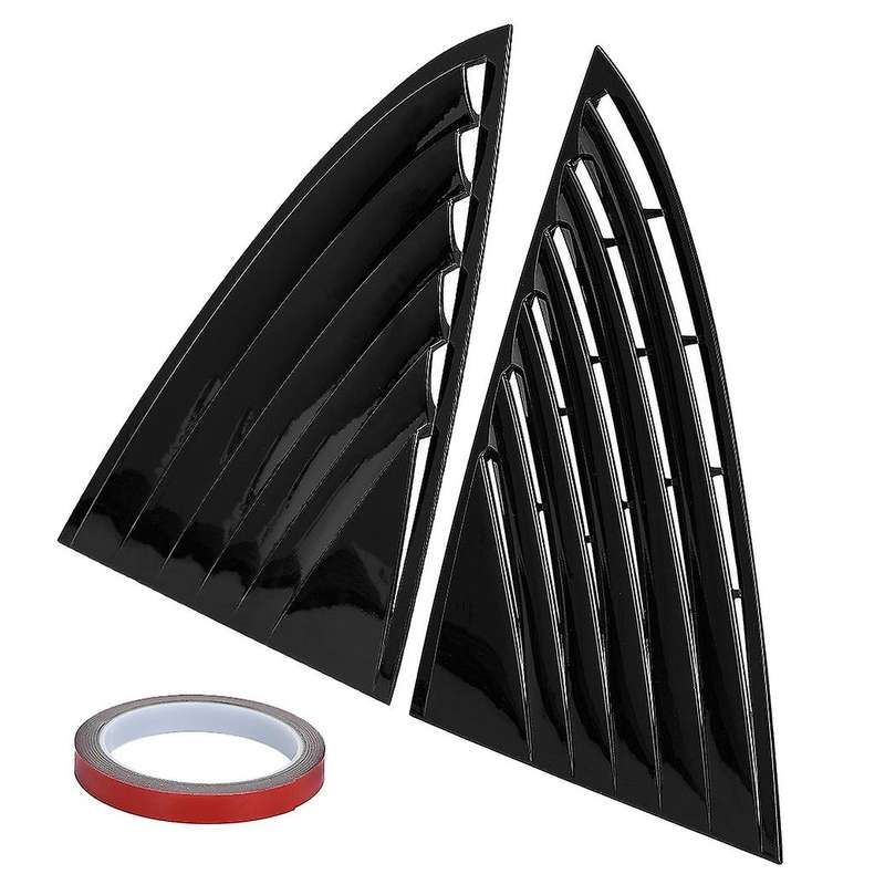 Modified Auto Parts Rear Triangular Window Shutter Spoiler Suitable for Rear Window Sticker