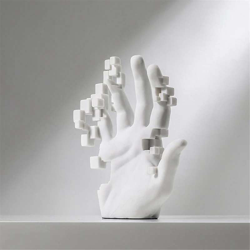 Modern Simple Statues Palm Decoration Exhibition Hall Restaurant Abstract Art Ornaments for Home Dec