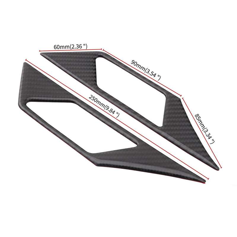 Modified Leaf Lamp Decoration, Carbon Fiber Steering Lamp, Car Modification Accessories, for