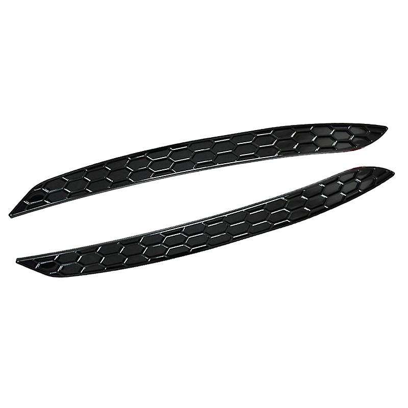Modified Black Glossy Honeycomb Tail Rear Reflector Fog Light Lamp Cover Trim Strip for Golf 8 MK8 2