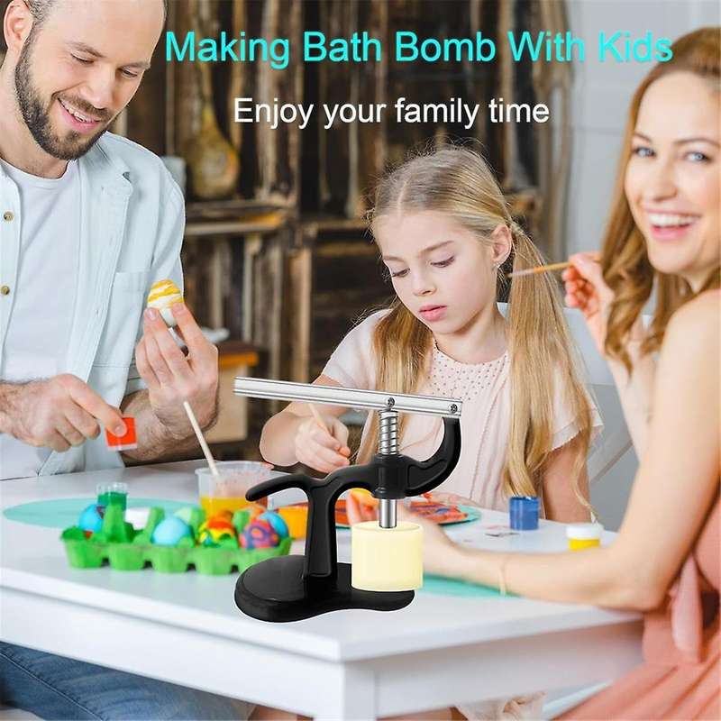 Mold Kit with A Set of Molds Shower Steamers Press,Shower Bomb Tools Mold & Bath Press for DIY Makin