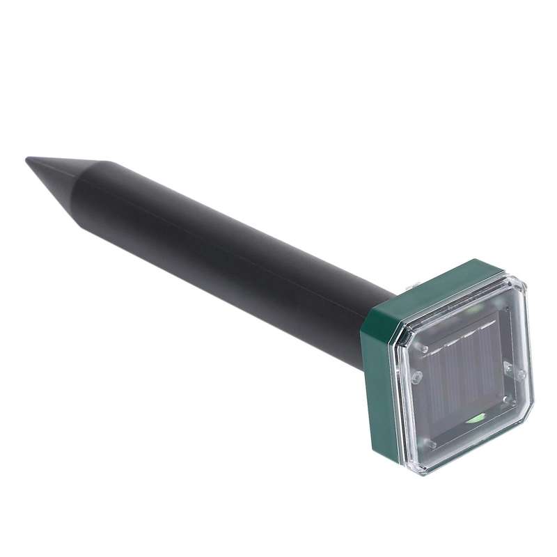 Mole Repellent, 4 Pack Ultrasonic Animal Repellent Solar Powered and Vole Chaser Humane Repellent