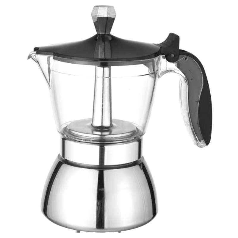 Moka Pot, 4 Cup Stovetop Espresso Maker -Cuban Coffee Percolator Machine Premium Moka Italian Espres