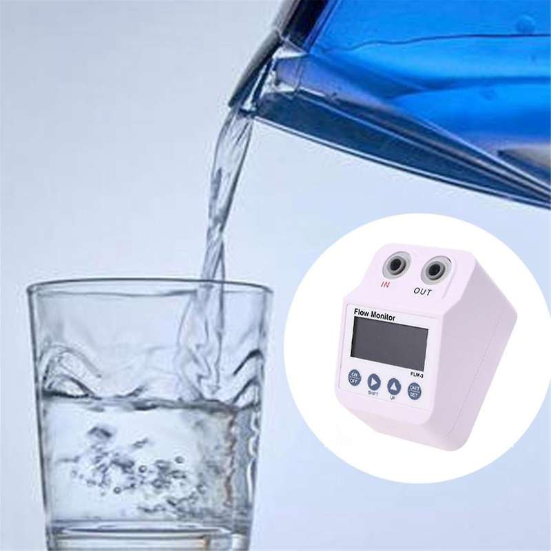 Monitor Filter Water Flow Meter Durable Electronic Digital Display Water Purifier Alarm and Power Sa