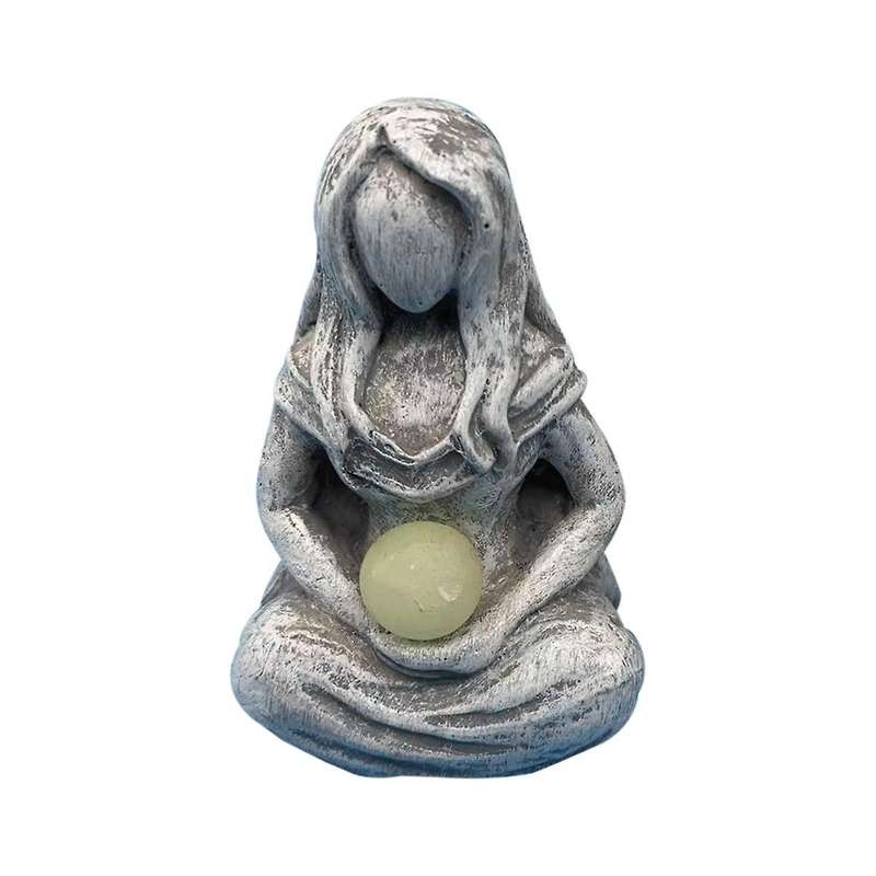 Moon Goddess Statue Cafe Greek Mythological Figure Resin Sculpture Home Decor Figurines