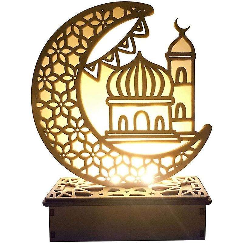 Moon Star Lights, Ramadan Decorations - Ramadan Eid Led Night Light, Decorations Table Lamp Moon St