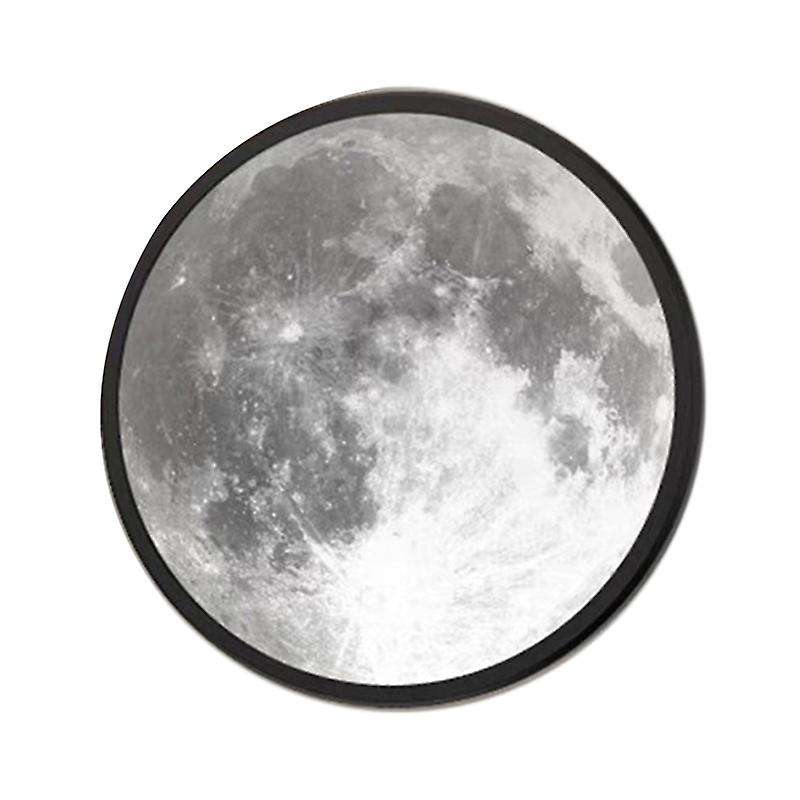 Moon Mirror Lamp Round Moonlight Wall Decor Bedside Lamp Gift Bedroom Bathroom Home Room Decoration