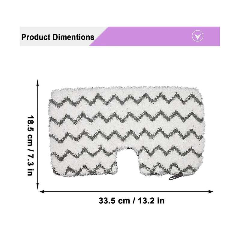 Mop Pads with Scrub Strips Replacement Pad Refills for Pocket Mop S3500 Series S3501 S3601 S3550 S