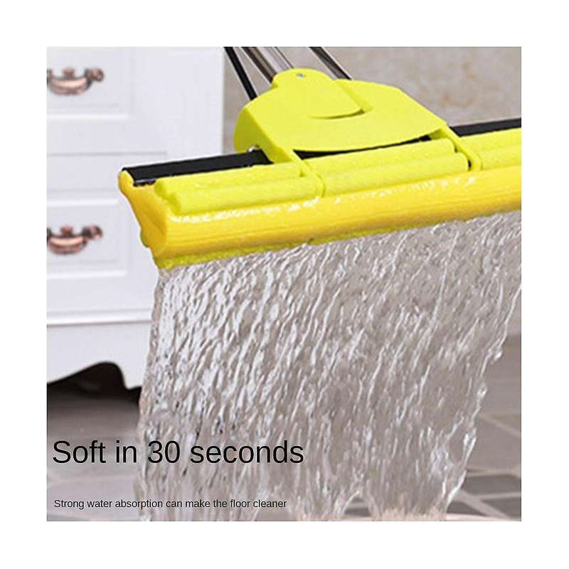 Mop Roller Head Refill Sponge Refills Cleaning Pads Absorbent Replacement Wet Mopping Clothes Access