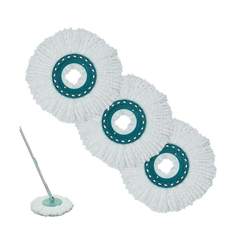 Mop Replacement for Clean Twist Disc Mop Systemes Replacement Microfibre, Suitable for All Floor Typ