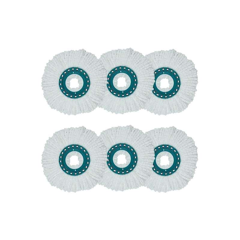 Mop Replacement for Clean Twist Disc Mop Systemes Replacement Microfibre, Suitable for All Floor Typ