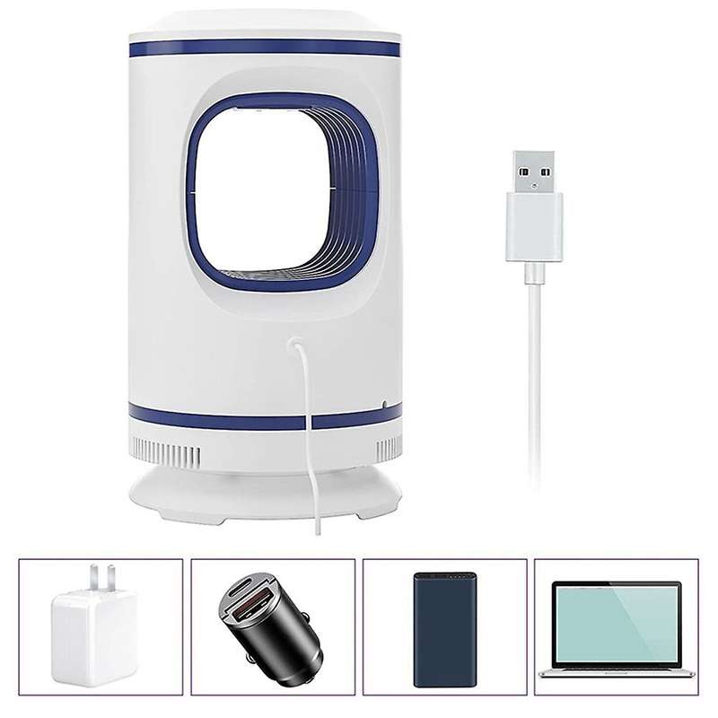 Mosquito Lamp, Electric Insect Trap and Fly Lamp for Fruit Flies and Flying Gnats, Bedroom(White)