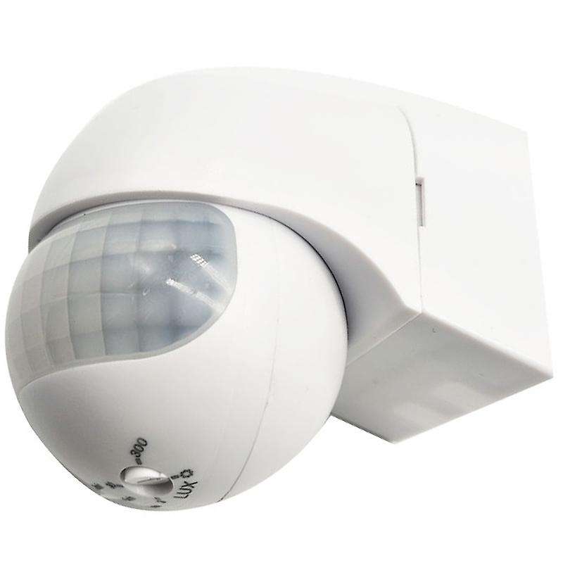 Motion Sensor 110V-230V Motion Detector Automatic Infrared PIR Sensor 180 Degree Rotating Outdoor Ti