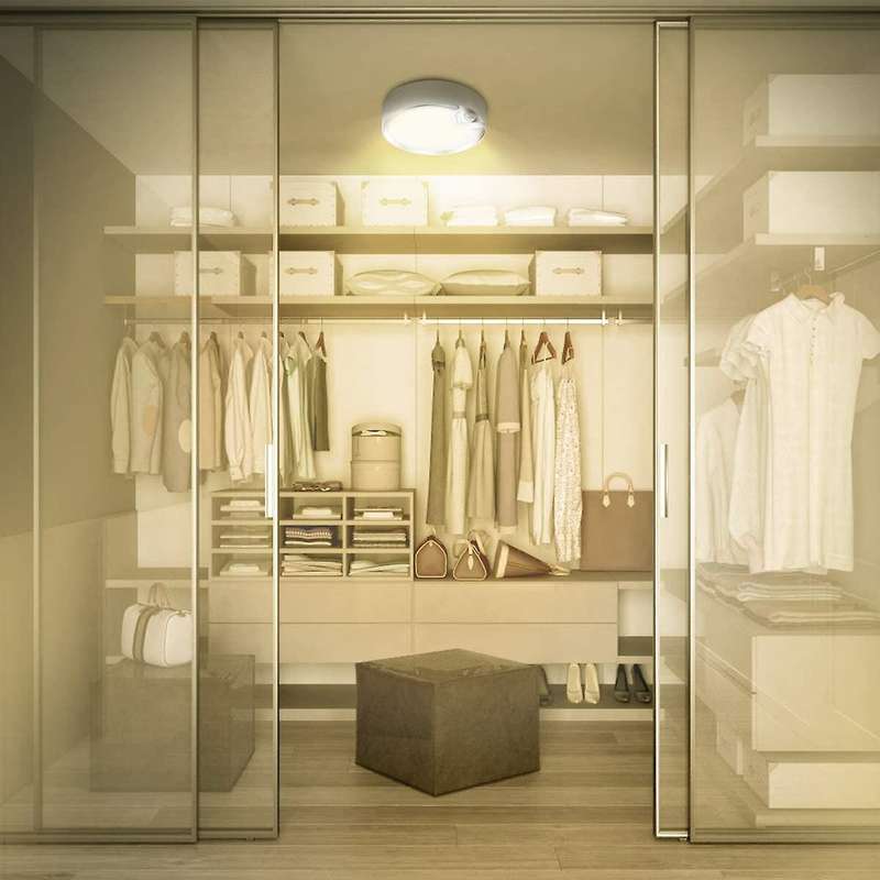 Motion Sensor Ceiling Light Battery Operated,80 LED Ultra Bright Motion Activated Indoor Light for