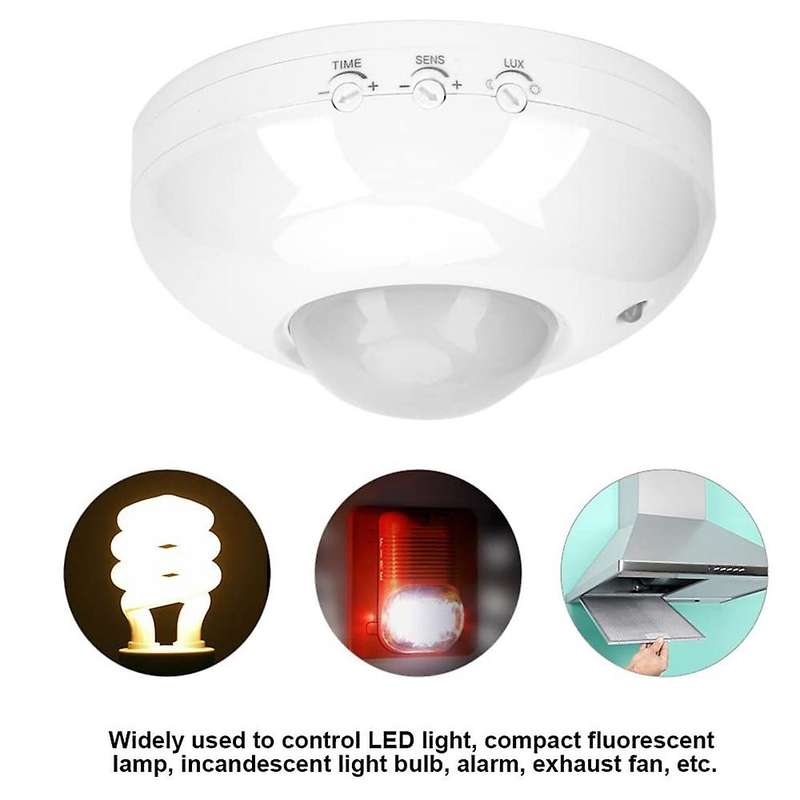 Motion Detector LED Light Human Motion Infrared Detector 360 degree Ceiling Installation Corridor Ba
