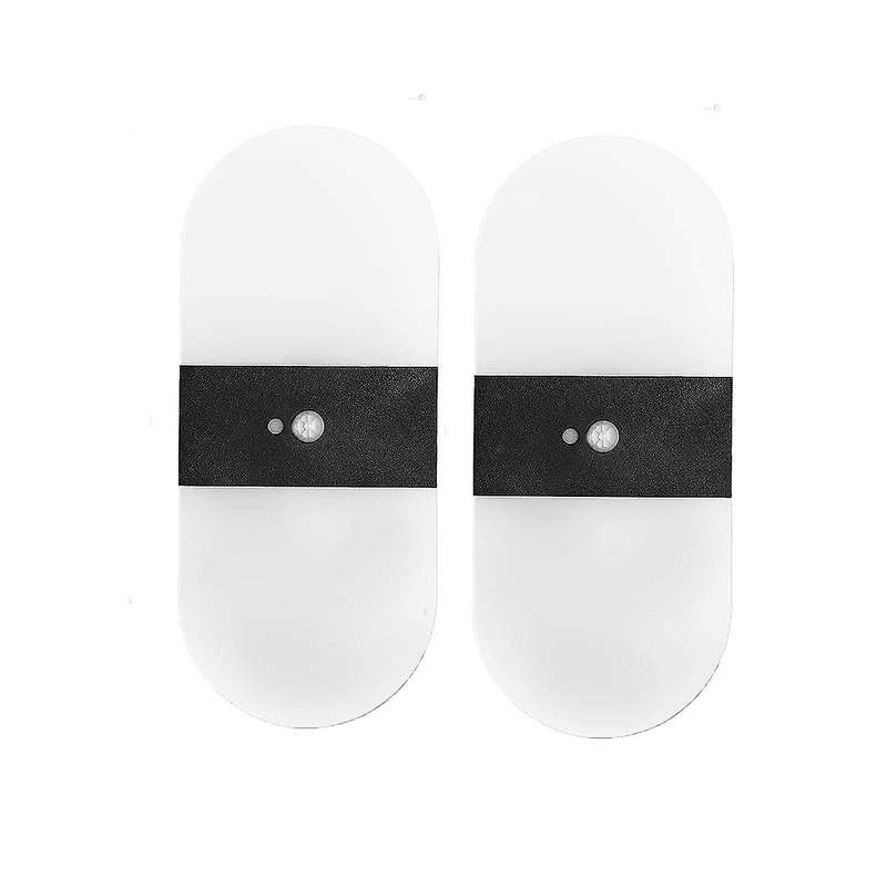 Motion Sensor Light Indoor Wall Sconces , Battery Operated Wall Lights Rechargeable, Led Energy Savi