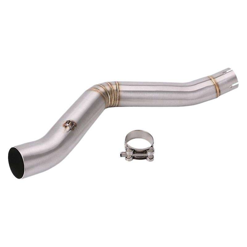 Moto Escape System Motorcycle Exhaust Middle Link Pipe Stainless Steel Modified for 502C Eliminator
