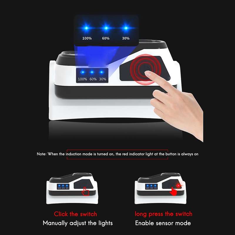 Motion Sensor Headlight Super Light LED Head Light Lamp Rechargeable Head Light Lamp for Camping Run