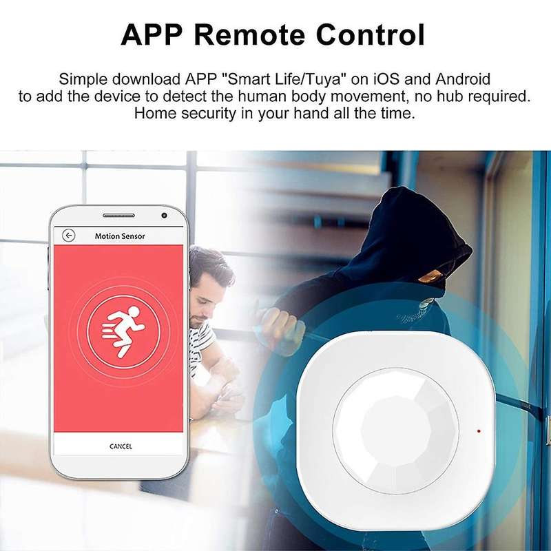Motion Sensor PIR Sensor WiFi PIR Motion Sensor Wireless Passive Infrared Detector Motion Detector S