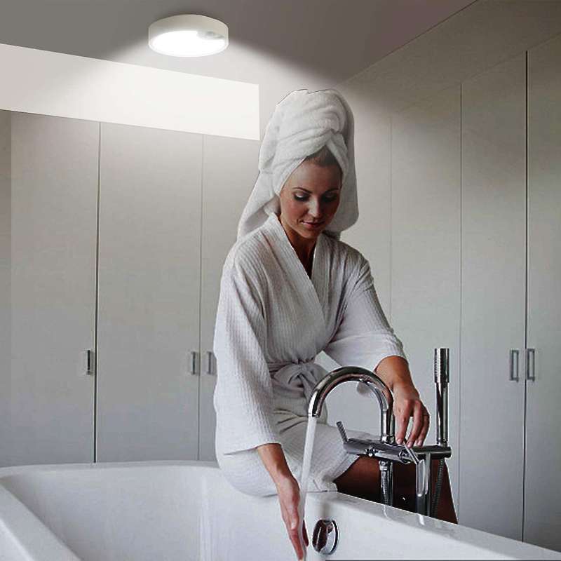 Motion Sensor Ceiling Lights Battery Powered Indoor / Outdoor LED Ceiling Lights for Corridor Laund