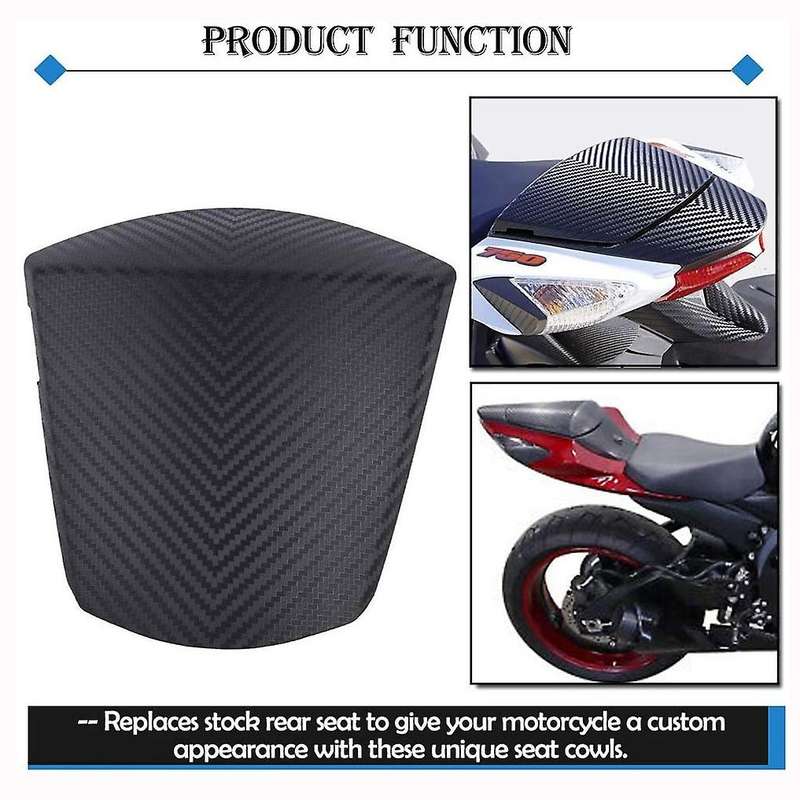 Motocycle Carbon Pattern Rear Solo Seat Cowl Fairing Cover for GSXR GSX-R GSX R 600 750 GSXR600 GSXR