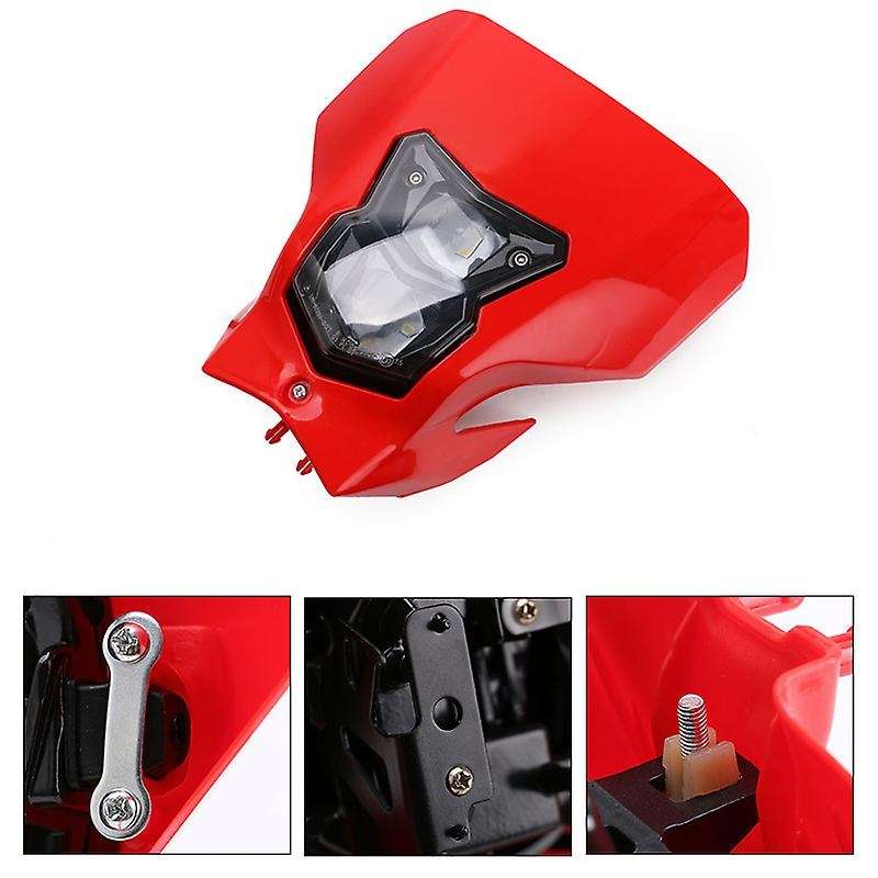 Motocross 12V LED Front Off-Road Supermoto H4 Head Lights for CRF450L CRF450XR 2019-20 CRF 250 B