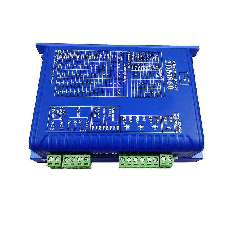 Motor Driver 2dm860 Digital Stepper Driver 86 Drive Voltage Ac30-80v for Cnc Router Engraving Machi