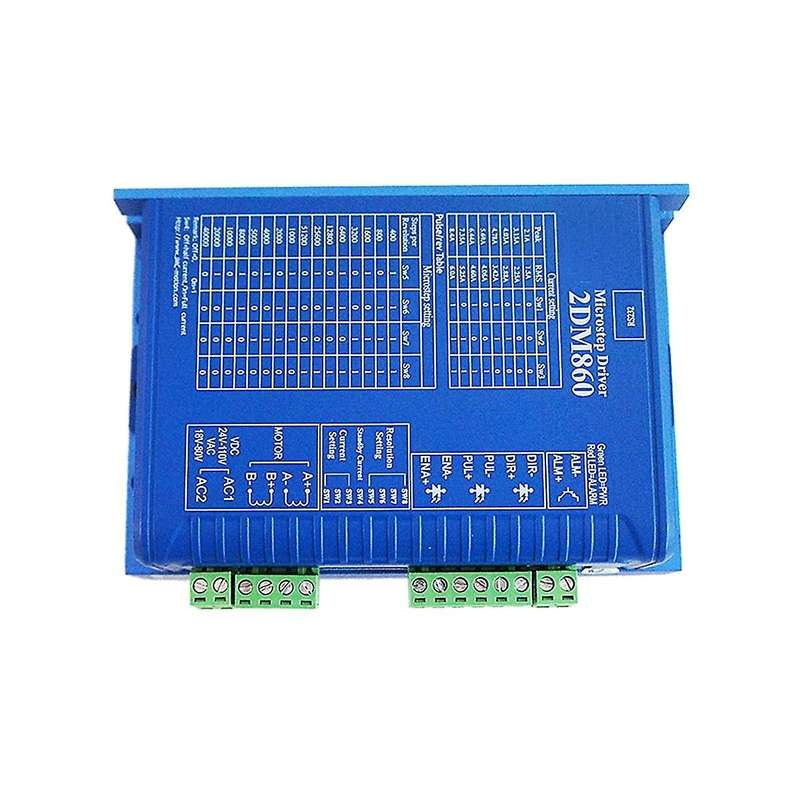 Motor Driver 2dm860 Digital Stepper Driver 86 Drive Voltage Ac30-80v for Cnc Router Engraving Machi