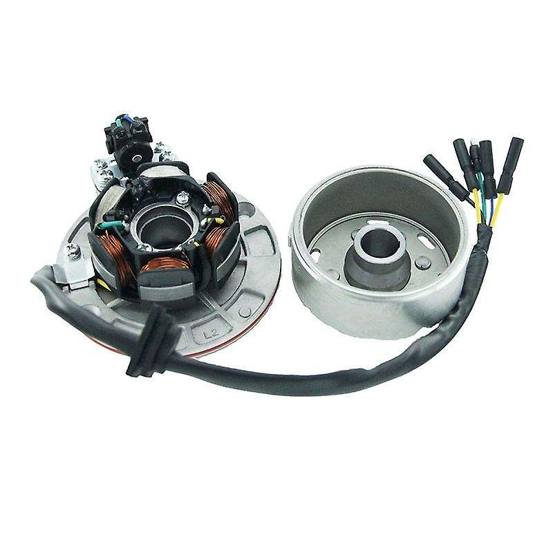 Motor Kit Stator Rotor Kit for 150Cc 160Cc Engine Pit Dirt Bike Aluminum Alloy Stator Rotor Coil