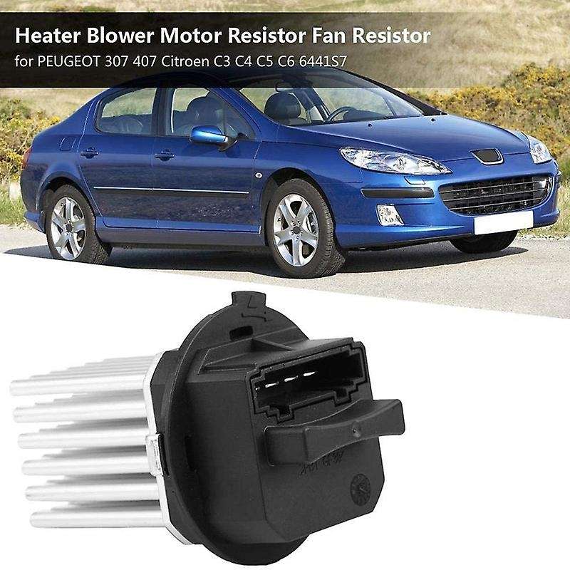Motor Resistor, 6441.s7 Heater Motor Resistor Fan Resistor Fit for 307 407 C3 C4 C5 6441s7